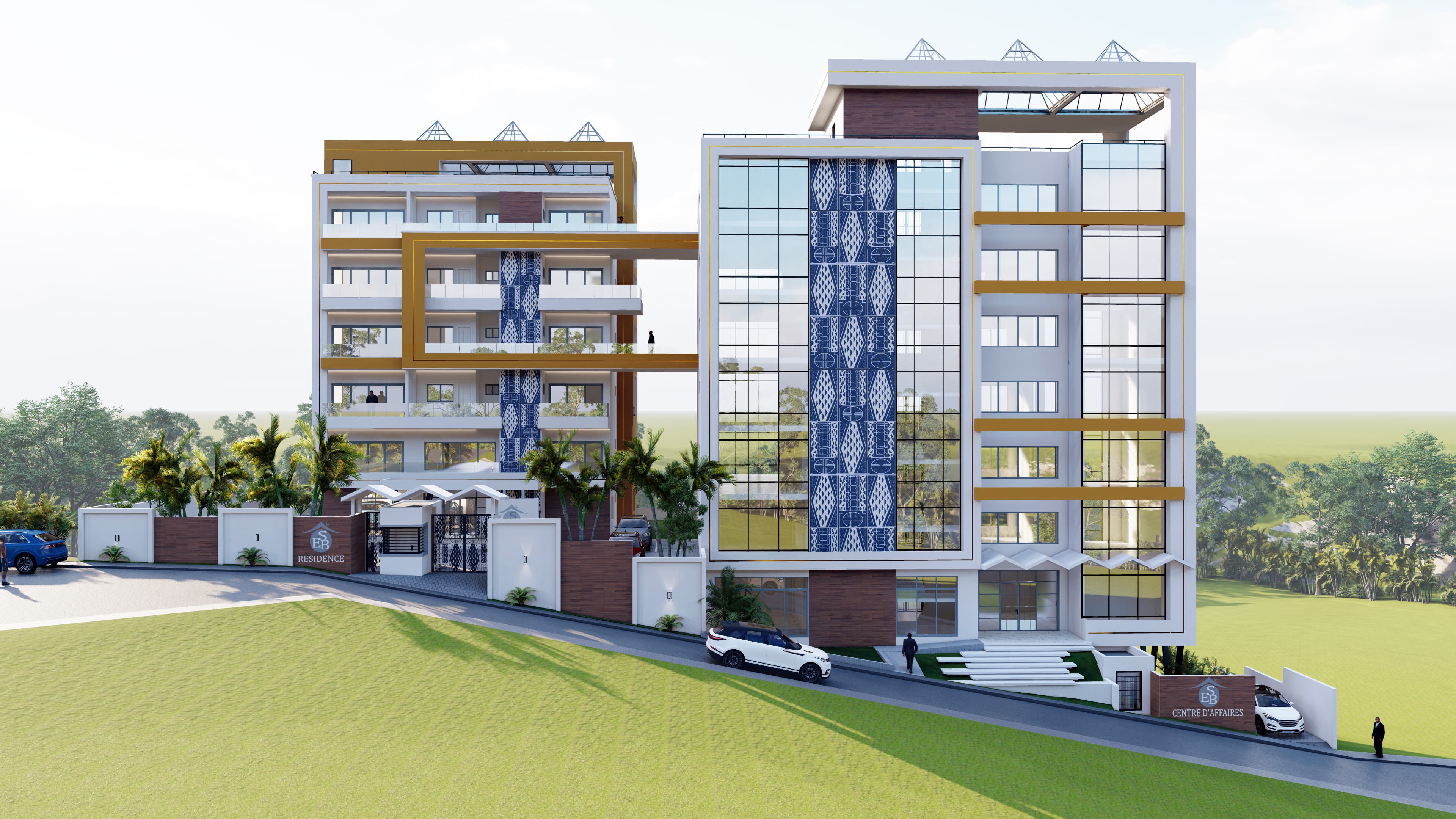Projet Immeuble de bureaux et d'habitation SEB	