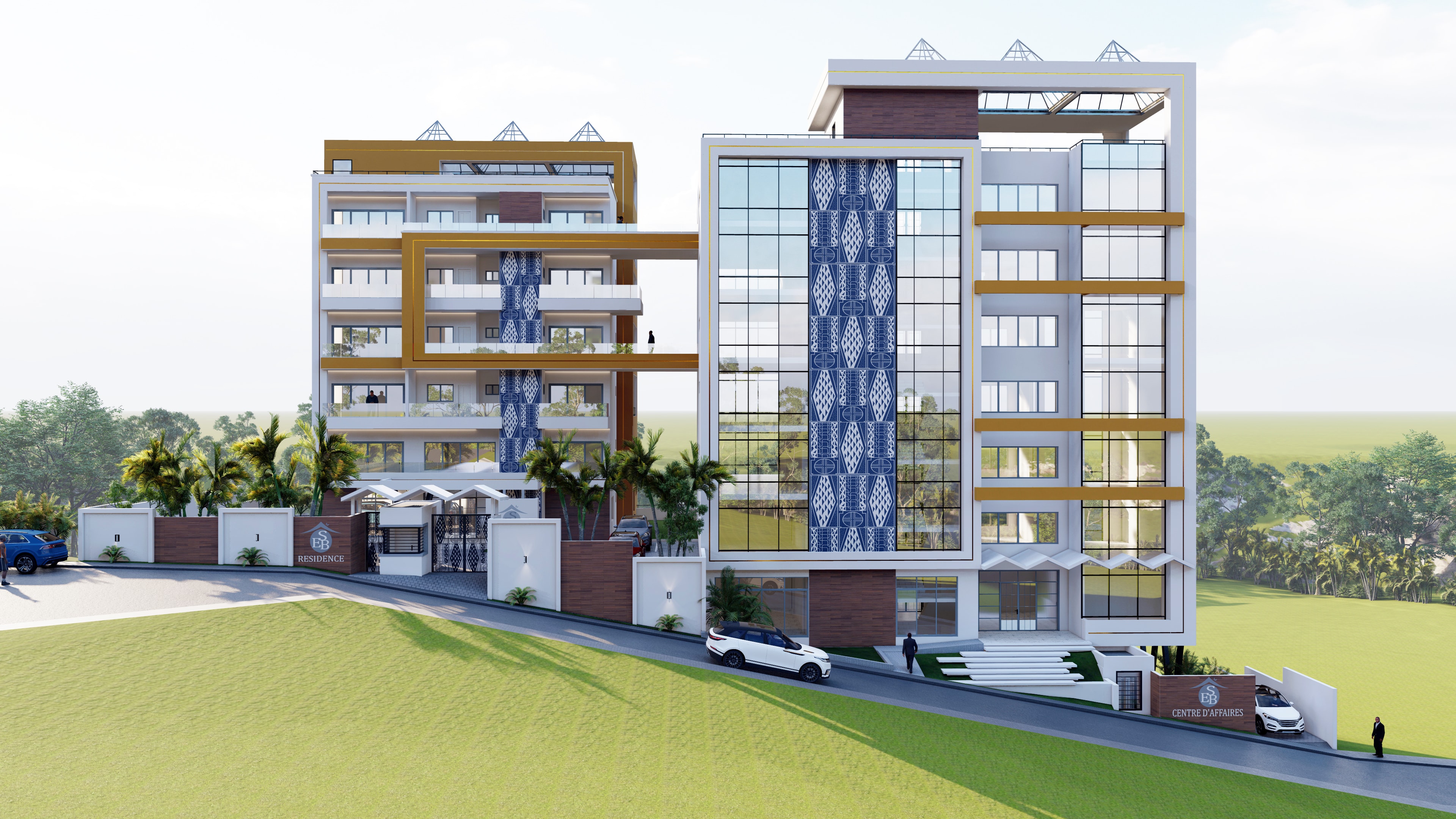 Projet Immeuble de bureaux et d'habitation SEB	